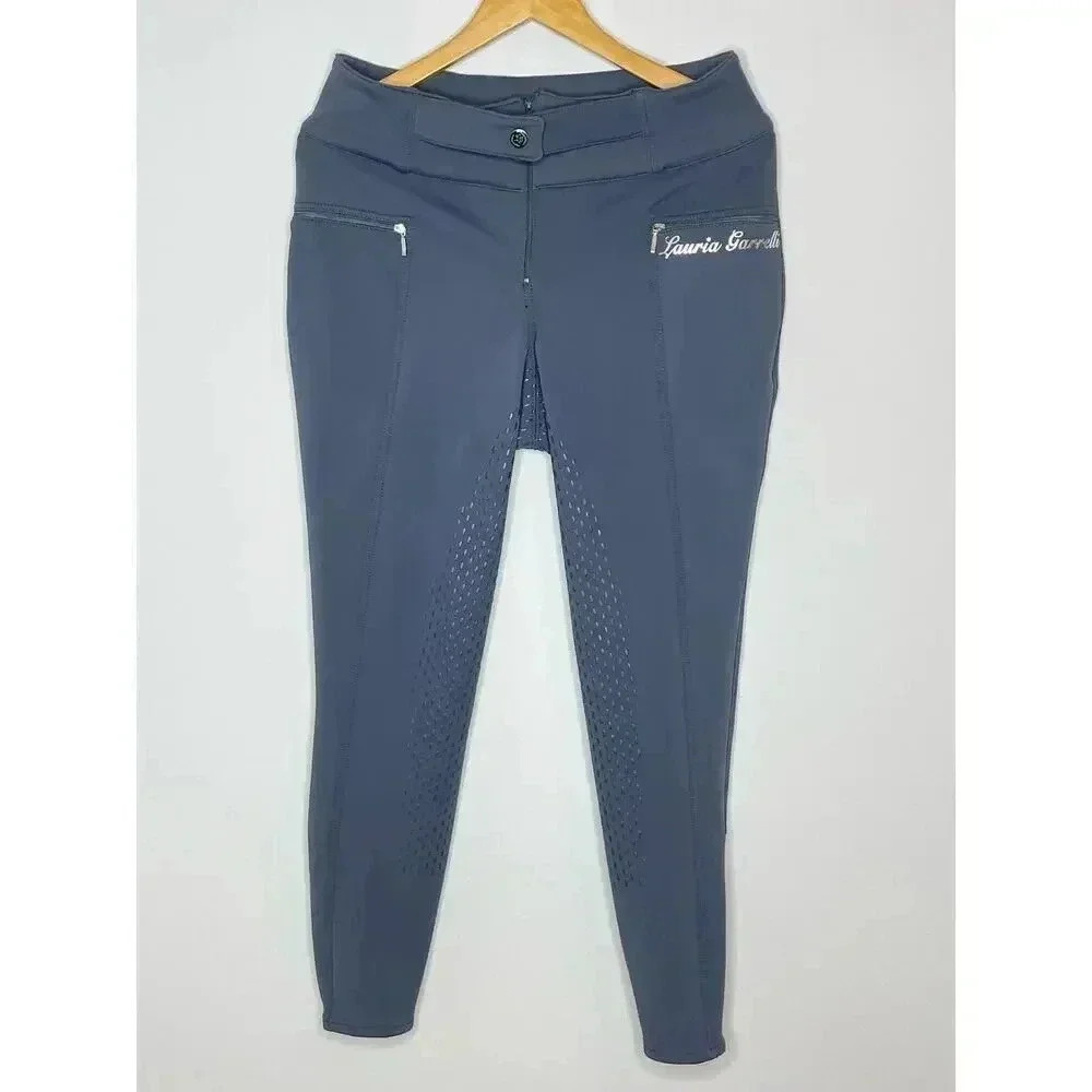 Lauria Garrelli riding breeches Softshell silicone Full seat Graphite women’s 28 - Picture 5 of 11